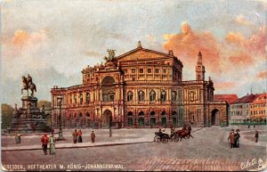 Postcard GER Dresden Saxony Tuck 7093 -  The Hoftheatre