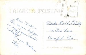 Frenasconla Muleta Bullfighting Tarjeta Postal PU 1954 