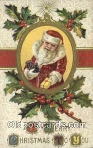 Santa Claus Old Vintage Antique Postcard Post Card  