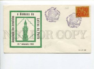 291550 PORTUGAL 1963 First Day COVER Porto journalism