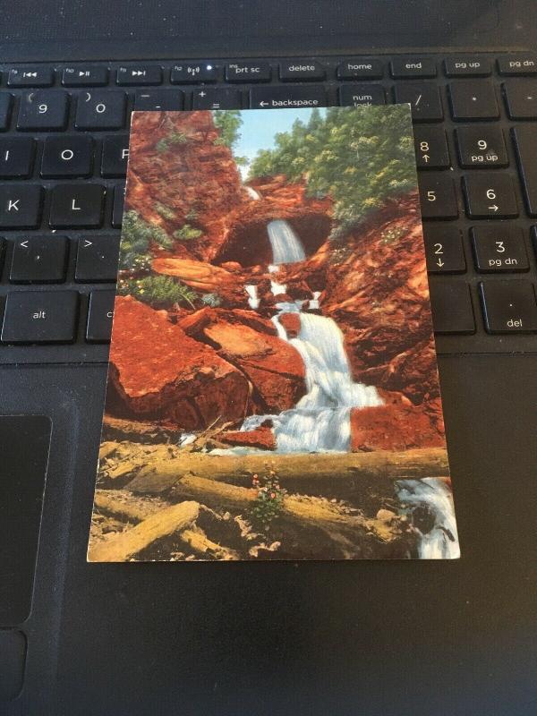 Vintage Postcard:Doughnut Falls, Wasatch National Forest Utah