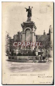 Old Postcard Clermont Ferrand Monument d & # 39Urbain II