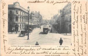 B86204 lower queen street auckland chariot tramway tram new zealand