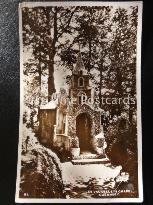 c1954 RPPC - Les Vauxbelets Chapel, Guernsey