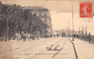 BF8462 algeria boulevard de la republique et e sqaure tramway    Algeria
