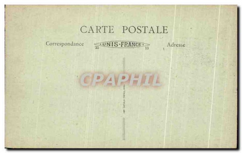 Old Postcard Tarare Dam and Joux