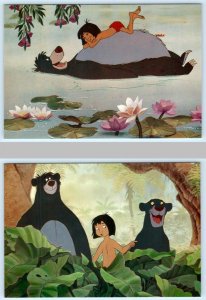 2 Modern Postcards THE JUNGLE BOOK Disney Movie Characters MOWGLI & BALOO 4x6