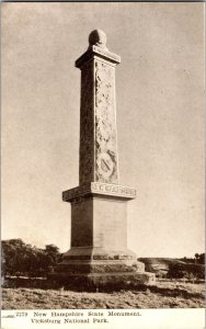 New Hampshire State Monument, Vicksburg National Park MS Vintage Postcard K52