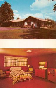 Port Jervis New York Westfall Garden Motel Vintage Postcard J76114