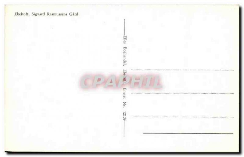 Postcard Old Sigvard Rasmussens Gard Ebeltoft Denmark
