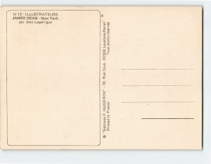 Postcard James Dean, New York