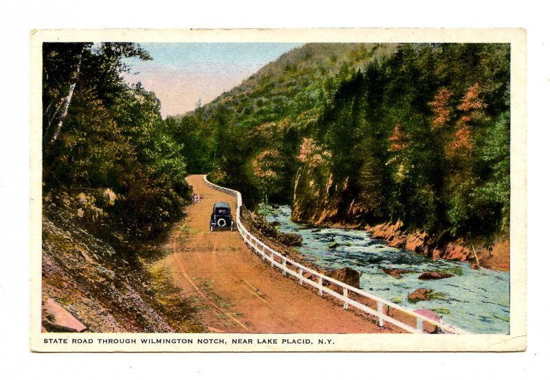 NY - Lake Placid. State Road Through Nearby Wilmington Notch