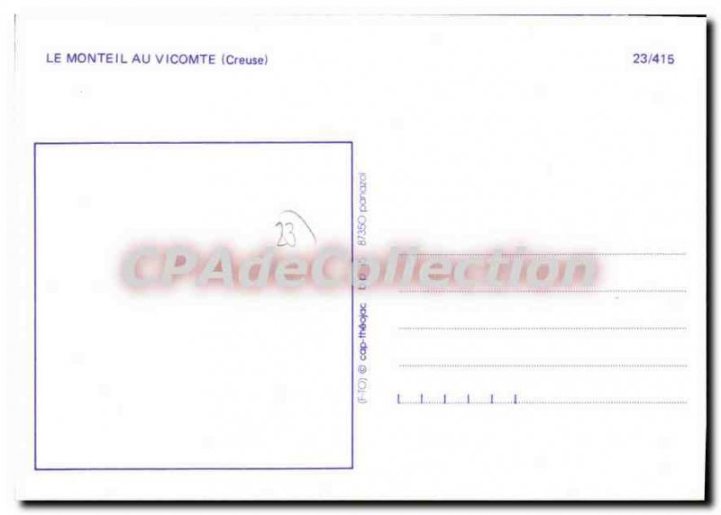 Modern Postcard THE MONTEIL the Vicomte