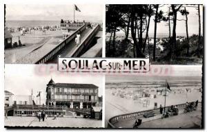 Old Postcard Soulac sur Mer Arrival in the Beach Forest Pines Descent was the...