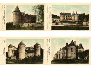 CASTLES CHATEAUX FRANCE 130 CPA COLLECTION PAUTAUBERGE