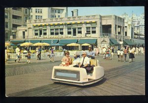 Atlantic City, New Jersey/NJ Postcard, Rolling Chairs On Boardwalk