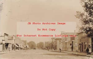 MN, Plainview, Minnesota, RPPC, Broadway, Looking East, 1907 PM, Photo