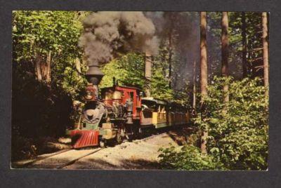 OR Portland Zoological Railroad Train OREGON Postcard