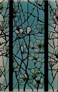 Florida Winter Park Morse Gallery Of Art Stained Glass Window Magnolia