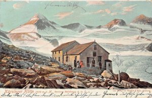 SECTION SALZBURG d D O A AUSTRIA~KURSINGER HUTTE~1904 POSTCARD