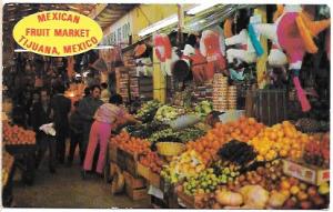 Mexico.  Mexican Fruit Market - Tijuana, Mexico.