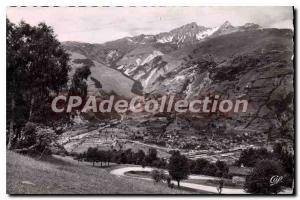 Old Postcard General view Bourg St Maurice and barracks