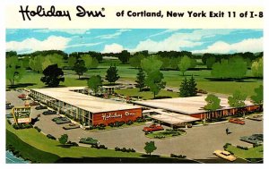 Postcard HOTEL SCENE Cortland New York NY AT5063