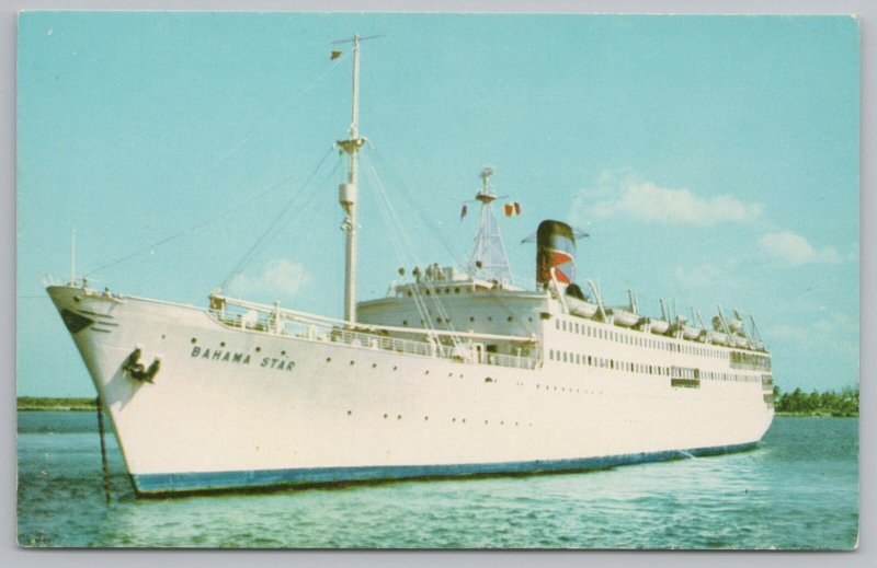 Ship~Eastern Steamship Corp~SS Bahama Star~Vintage Postcard