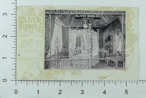 Pan-American Expo. Oliver Bros Co. Crystal Bed Made Of Cut Glass & Silver P78