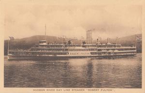 B77727 hudson river day line steamer robert fulton  canada scan front/back image
