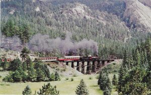 Black Hills Central Rail Road Crossing Train Trestle Black Hills South Dakota