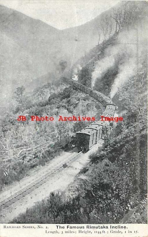 New Zealand, Rimutaka Incline, Train, Railroad Series No 2 