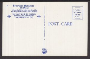 Washington DC - Franciscan Monastery - The Manger Divine Infant ~ Chrome