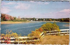 Postcard BOAT SCENE Kennebunkport Maine ME AN3971