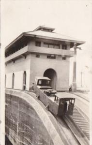 Panama Electric Engine Used For Pulling Ships Through Panama Canal Real Photo