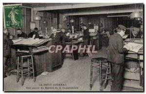 Paris Old Postcard Le Petit Journal View of the office of accounting TOP (med...