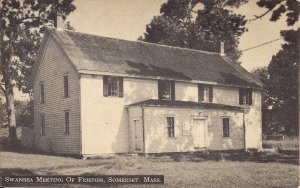 Somerset MA, Swansea Meeting House of Society of Friends Quaker, Near Fall River