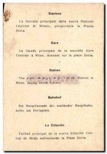 Italy italia Modern Postcard Milano