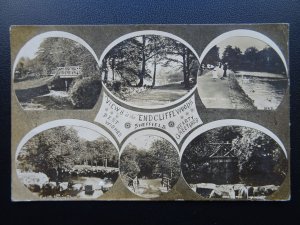 Yorkshire Sheffield ENDCLIFFE WOODS 6 Image Multivie c1906 RP Postcard