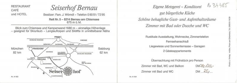B34485 Seiserhof Bernau am Chiemseez germany