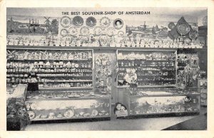 Amsterdam Netherlands Bazar de La Bourse Gift Shop Interior Postcard AA65940