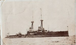 RPPC Photo British Royal Navy HMS St. Vincent - 2