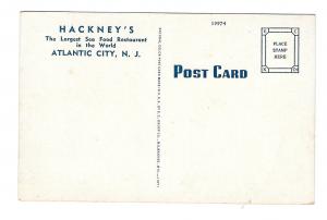 Lobster King Waitresses Hackneys Seafood Restaurant Atlantic City NJ Postcard