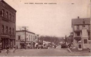 Vintage Main Street Scene, PENACOOK, NH