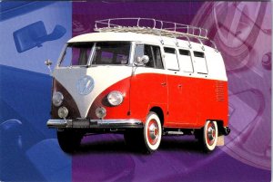 Netherlands  VW VANAGON~BUS~VAN  Volkswagen Advertising 4X6 2000 Dutch Postcard