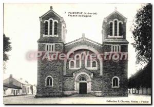 Postcard Old Paimboeuf Loire Inf Facade Church