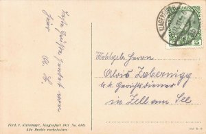 KLAGENFURT vom KREUZBERGE AUSTRIA~1911 TINTED PHOTO POSTCARD