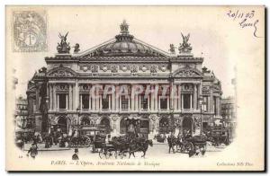 Paris - 9 - L & # 39Opera - National Academy of Music - Old Postcard