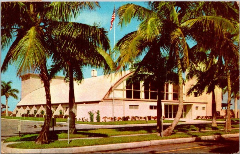 Florida Fort Myers Exhibition Hall On Caloosahatchee River 1963