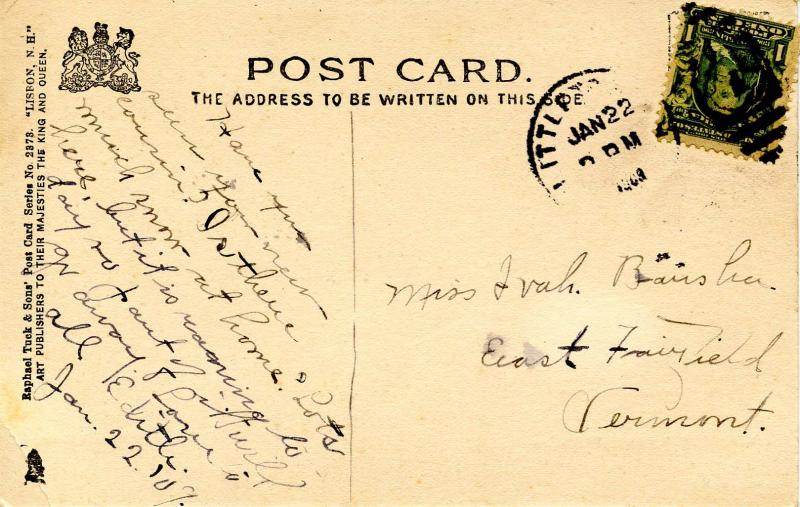 NH - Lisbon. Main Street, circa 1900